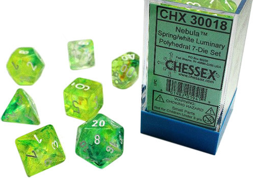 CHX 30018 - Nebula Spring/White Luminary 7-Die Set